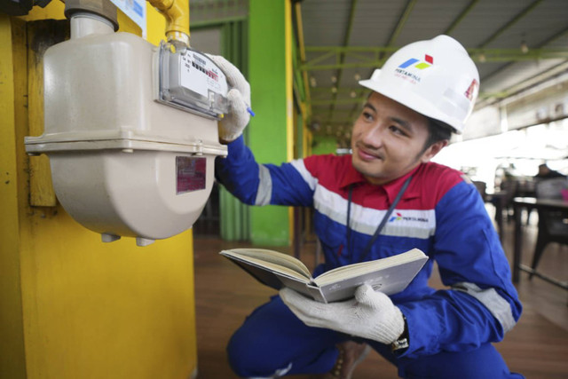 Layanan gas bumi PT PGN Tbk. Foto: Dok. Pertamina