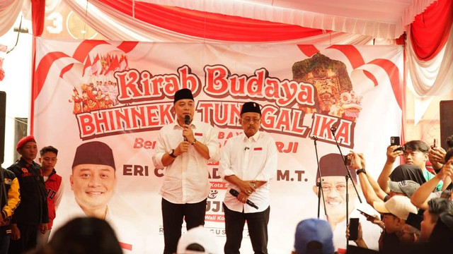 Eri Cahyadi bersama Armuji. Foto: Istimewa