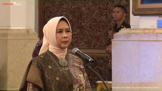 Presiden Joko Widodo melantik Aida Suwandi Budiman sebagai Dewan Komisioner Lembaga Penjamin Simpanan (LPS) di Istana Negara, Jakarta, Rabu (11/9/2024). Foto: YouTube/Sekretariat Presiden