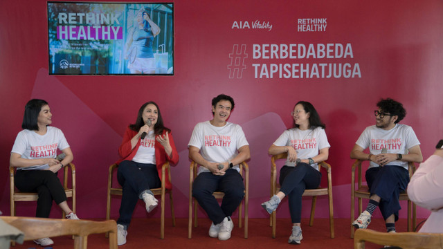 AIA Vitality luncurkan kampanye Rethink Healthy ajak generasi muda prioritaskan hidup sehat. Foto: Dok. AIA