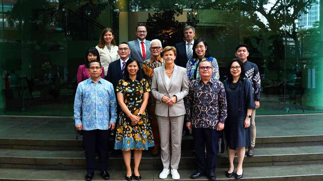 Universitas Pelita Harapan (UPH) menerima kunjungan kerja dari Menteri Luar Negeri (Menlu) Latvia, H.E. Baiba Braže pada Jumat, 6 September 2024 di Gedung Hope UPH Kampus Lippo Village, Karawaci, Tangerang. 