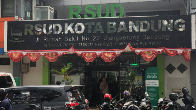 RSUD Kota Bandung, Jalan Rumah Sakit, Ujungberung, Kota Bandung, pada Rabu (11/9/2024). Foto: Robby Bouceu/kumparan