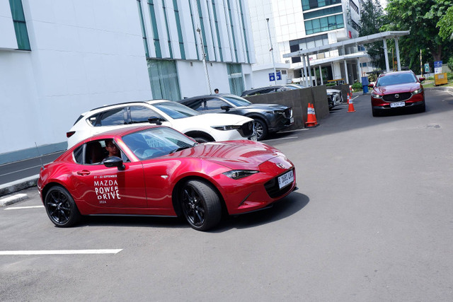 Ilustrasi aktivitas Mazda Power Drive 2024 di Jakarta. Foto: Sena Pratama/kumparan