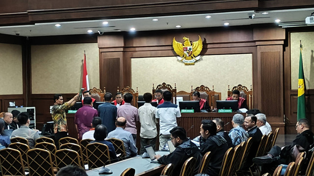 Sidang lanjutan kasus korupsi timah dengan terdakwa Harvey Moies di Pengadilan Tipikor Jakarta, Kamis (12/9/2024). Foto: Jonathan Devin/kumparan