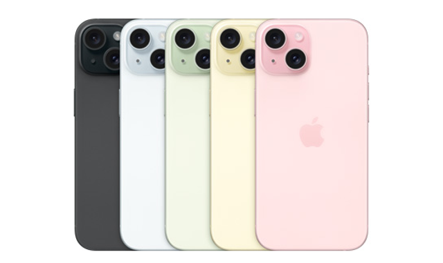 Perbedaan iPhone 15 dan 15 Pro. Foto adalah iPhone 15. Sumber: apple.com