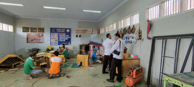 Kalapas melalui Kasi Binapigiatja Lapas Luwuk Genjot Pembinaan Kemandirian 