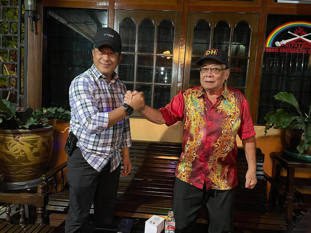 Bakal Calon Wakil Gubernur Kalbar, Didi Haryono bersama Ateng Tanjaya. Foto: Dok. Istimewa