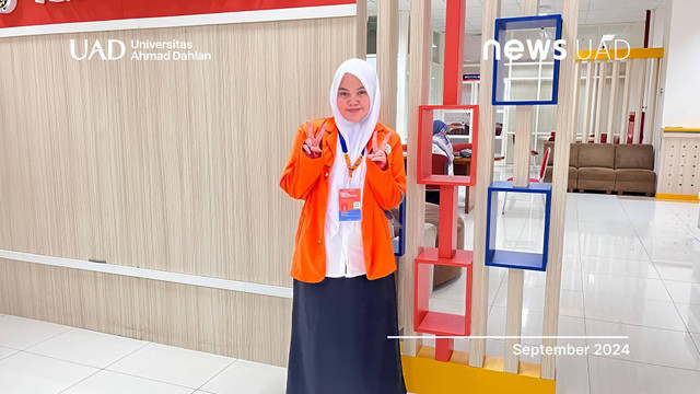 Indah Dwi Iriani, Maba Terjauh Universitas Ahmad Dahlan (UAD) 2024 dari Merauke (Dok. Dilla)