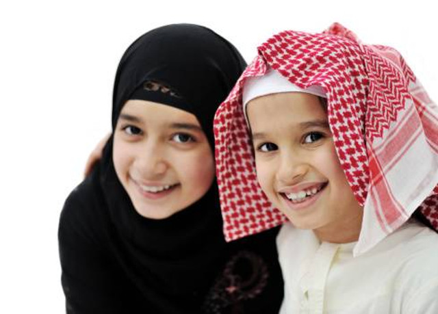 Ilustrasi anak muslim.Foto:Shutterstock