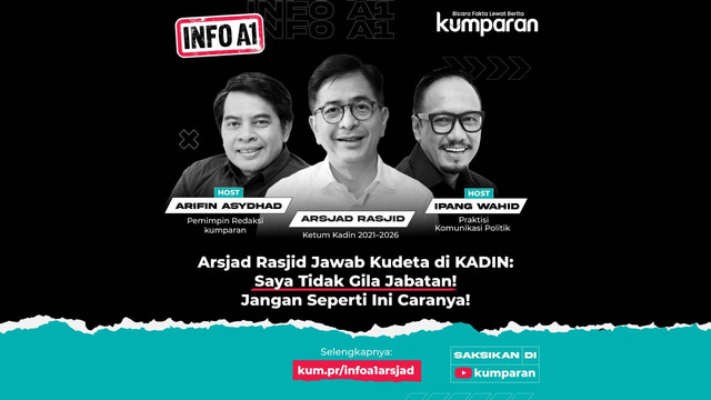 Info A1 kumparan bersama Ketua Umum Kadin 2021-2026 Arsjad Rasjid. Foto: kumparan