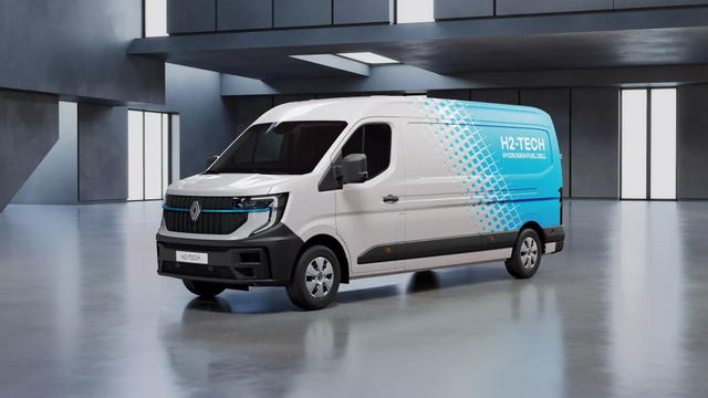 Prototipe kendaraan komersil hidrogen Renault Master H-2 Tech. Foto: Renault