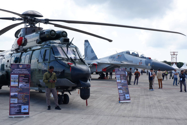 Pameran dirgantara Bali International Airshow 2024 resmi dibuka 18-21 September. Foto: Sena Pratama/kumparan