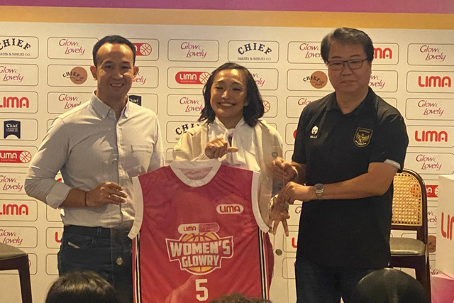 Konferensi Pers turnamen basket Women's Glowry 2024 di Jakarta, Rabu (18/9/2024). Foto: Soni Insan Bagus/kumparan