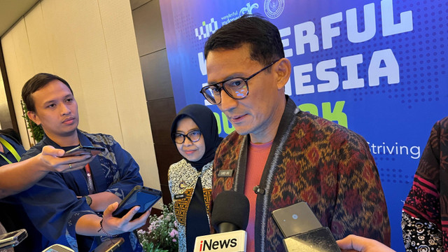 Menparekraf Sandiaga Uno. Foto: Gitario Vista Inasis/kumparan