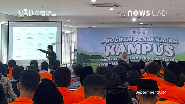 Hari Prodi Sistem Informasi Universitas Ahmad Dahlan (UAD) dalam rangkaian Program Pengenalan Kampus (P2K) tahun 2024 (Dok. Nafisah)