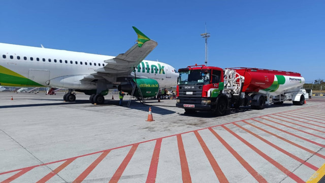 Pesawat Citilink gunakan bahan bakar SAF. Foto: Dok. Citilink