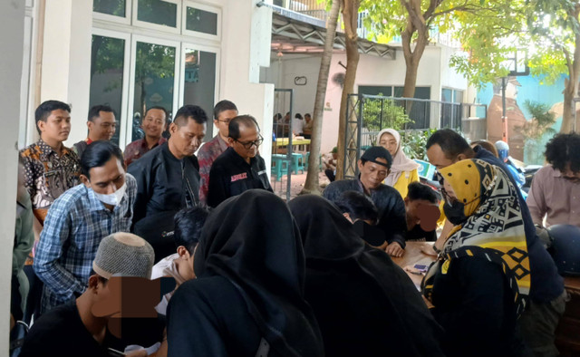 PK Bapas Semarang saat melakukan pendampingan Anak di Kejaksaan Negeri Semarang