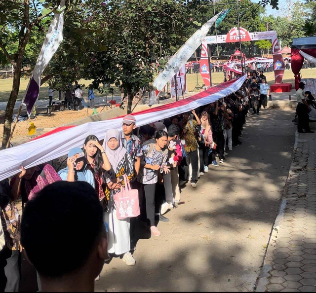 Kirab Bendera Merah Putih. | Foto: ist