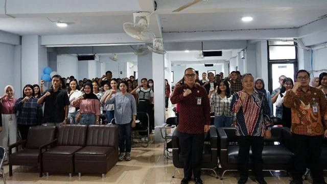 Penyuluhan hukum terkait kasus perundungan atau bullying di Universitas Pembangunan Indonesia (UNPI) Manado yang digelar Kanwil Kemenkumham Sulawesi Utara.