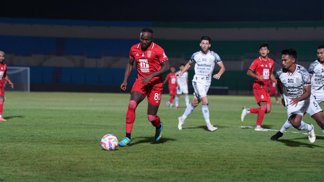 Suasana pertandingan Malu United vs Bali United di Stadion Sultan Agung, Bantul, Sabtu (21/9). Foto: Dok.malutunitedfc