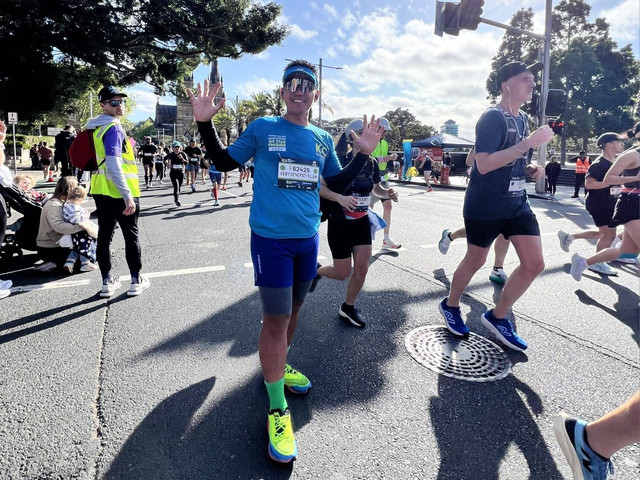 Veby Senopati Silam di Sydney Marathon 2024. Foto: Veby Senopati Silam