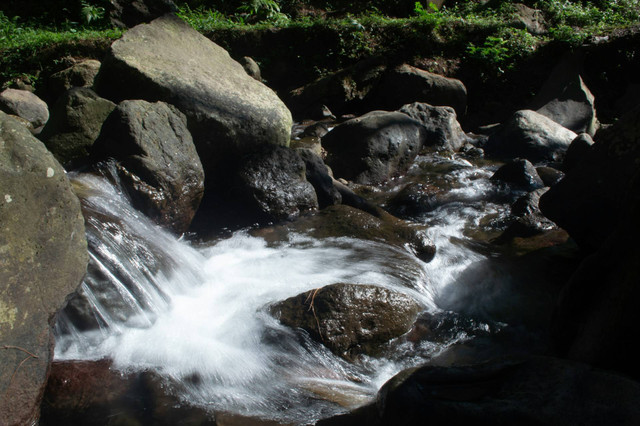 Curug Arga. Foto hanya ilustrasi, bukan tempat sebenarnya. Sumber: Unsplash/mahen