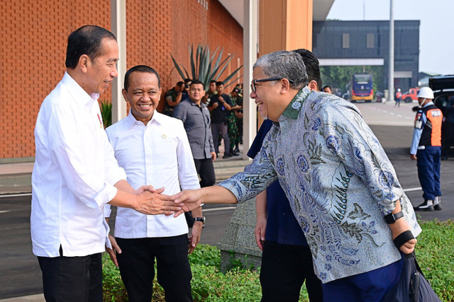 Presiden Joko Widodo melakukan kunjungan kerja ke Provinsi Nusa Tenggara Barat (NTB), Senin (23/9/2024). Foto: Muchlis Jr/Biro Pers Sekretariat Presiden