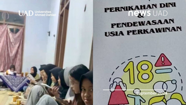 Sosialisasi pernikahan dini oleh mahasiswa KKN MAs 128 kepada pemuda karang taruna Harjosari (Dok. Arsip KKN MAs 128)