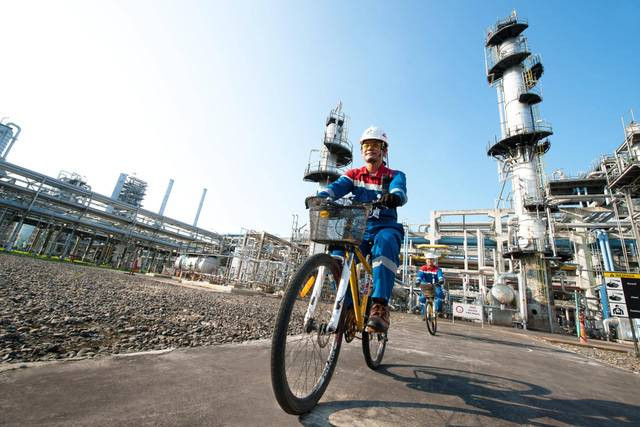 Pertamina sebagai BUMN energi terbesar di Indonesia ikut andil menjaga ketahanan energi dan mendukung bisnis rendah karbon. Foto: Pertamina