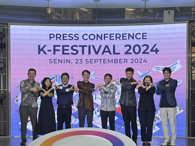 Pembukaan Korea Festival 2024 di Lotte Mall Jakarta Selatan pada Senin (23/9/2024). Foto: Tiara Hasna/kumparan