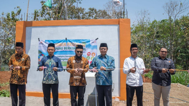 Peresmian Program Air Minum Muhammadiyah (PAMMU) Sragen. Dok Humas UMS