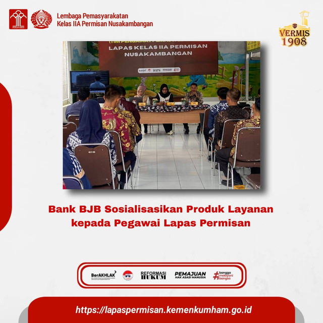 Bank BJB Sosialisasikan Produk Layanan kepada Pegawai Lapas Permisan