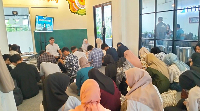 Kelas Mental Health oleh Lampung Geh Academy. | Foto: Puput Octaviani/Lampung Geh