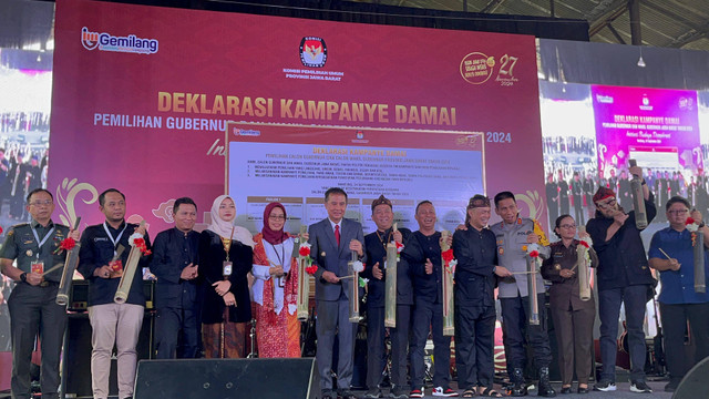 KPU Jabar mengajak para paslon Gubernur dan Wakil Gubernur Jabar 2024 serta masyarakat untuk menghadirkan suara kampanye yang asyik dan menyenangkan. (Foto: Istimewa)