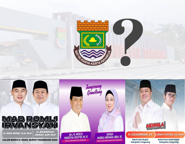 Foto Calon Bupati dan Calon Wakil Bupati Kabupaten Tangerang Tahun 2024, Sumber : Muhamad Andrai Mamas