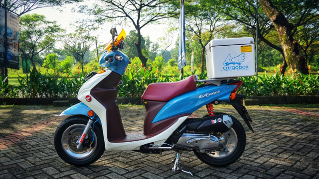 Honda Spacy Cub bikinan Khemal Muchlis. Foto: Dok. Khemal Muchlis/Spacy Cub