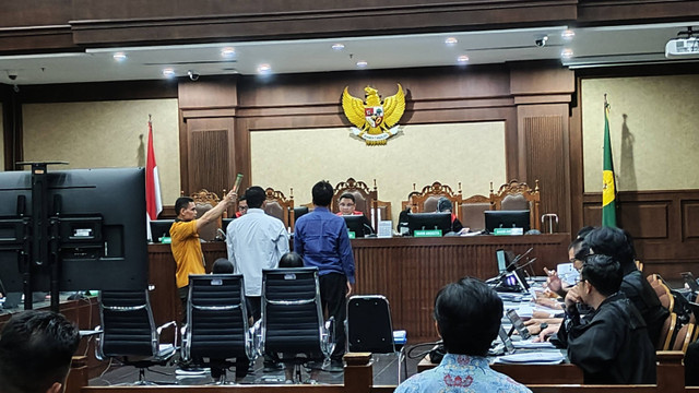 Sidang lanjutan kasus korupsi timah di Pengadilan Tipikor, Jakarta, Rabu (25/9/2024).  Foto: Jonathan Devin/kumparan