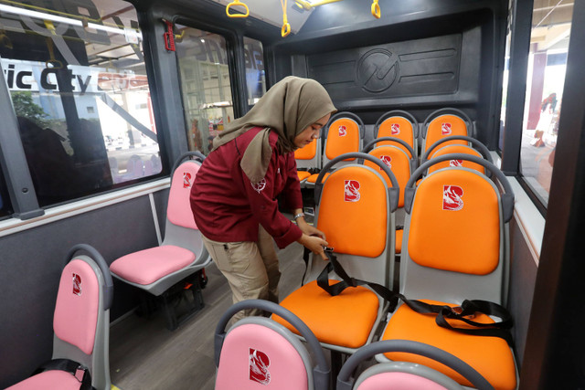 Bus listrik yang dipersiapkan Pemkot Surabaya untuk mengurai kemacetan di Kota Pahlawan. Foto: Diskominfo Surabaya