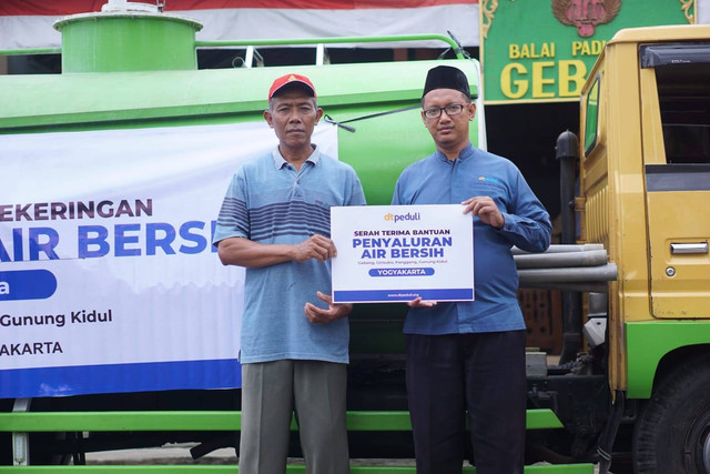 DT Peduli Yogyakarta Salurkan Air Bersih untuk Masyarakat Pelosok Gunung  Kidul