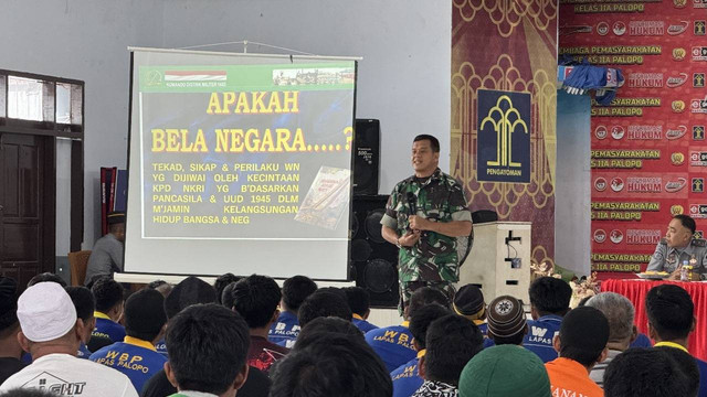 Gandeng Kodim 1403, Lapas Palopo Berikan Edukasi Wawasan Kebangsaan bagi WBP