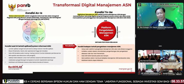 Ikuti Webinar Series 4, Rutan Banjarnegara Dukung Peningkatan Jabatan Fungsional