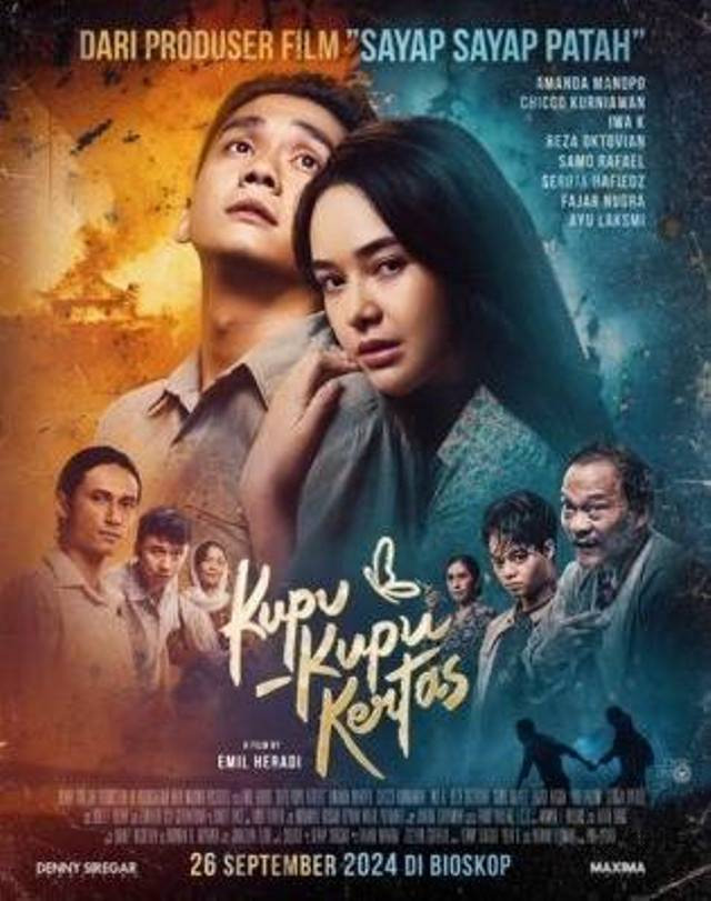 Ilustrasi pemain Film Kupu-kupu Kertas. Foto: Denny Siregar Production