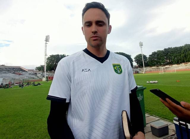 Pelatih Persebaya Paul Munster. Foto: Masruroh/Basra