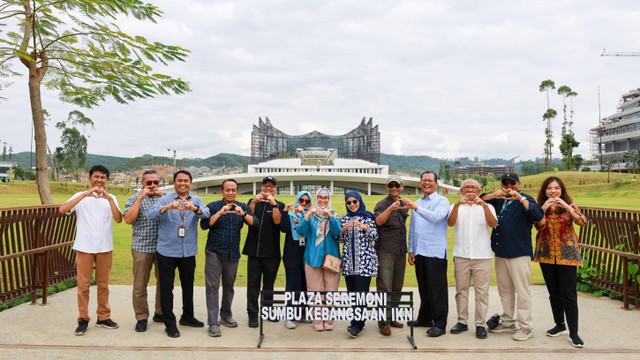 Work From IKN oleh ASN Eselon II dari berbagai lembaga dan kementerian. Foto: Dok. Humas Otorita Ibu Kota Nusantara