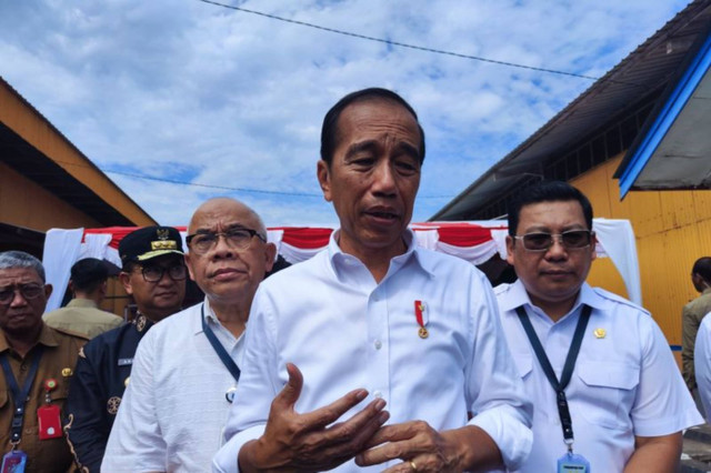 Presiden RI Joko Widodo (tengah).  Foto: Mentari Dwi Gayati/ANTARA