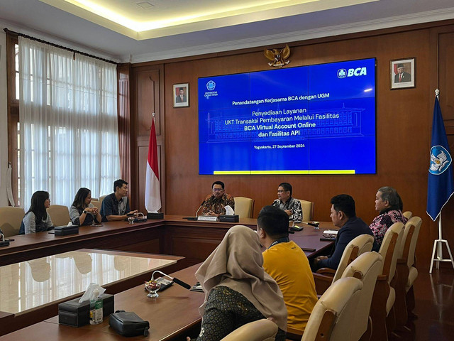 Universitas Gadjah Mada (UGM) mudahkan mahasiswa lakukan pembayaran UKT lewat kerjasama dengan BCA. (Foto : M Wulan)