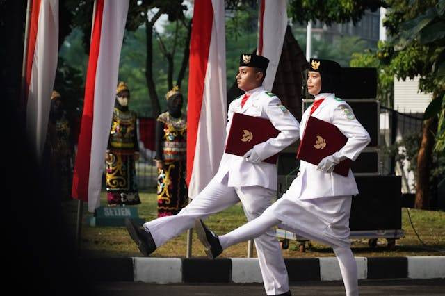 Ilustrasi susunan upacara hari kesaktian pancasila di sekolah. Sumber: pexels.com