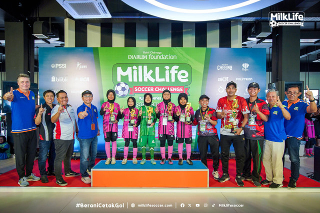 SDIT Al Islam Kudus A juara Skill Challenge "Dribbling" di MilkLife Soccer Challenge Kudus Series 3 2024. Foto: Dok. MilkLife Soccer