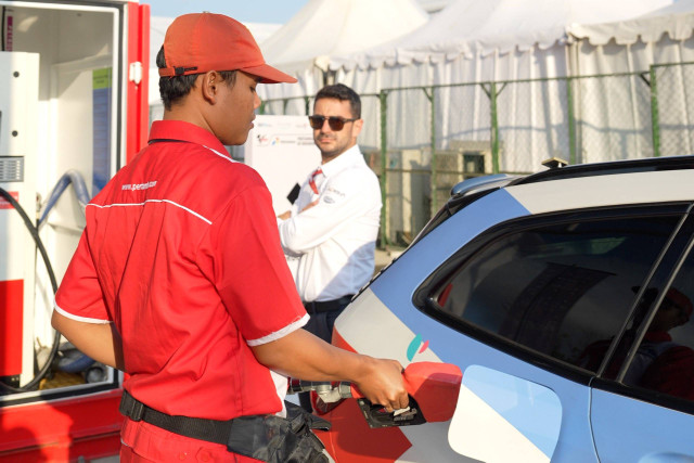 Pertamina Patra Niaga sediakan Pertamax Turbo di SPBU Modular area Pertamina Mandalika International Circuit di Mandalika, Minggu (29/9/2024). Foto: Pertamina