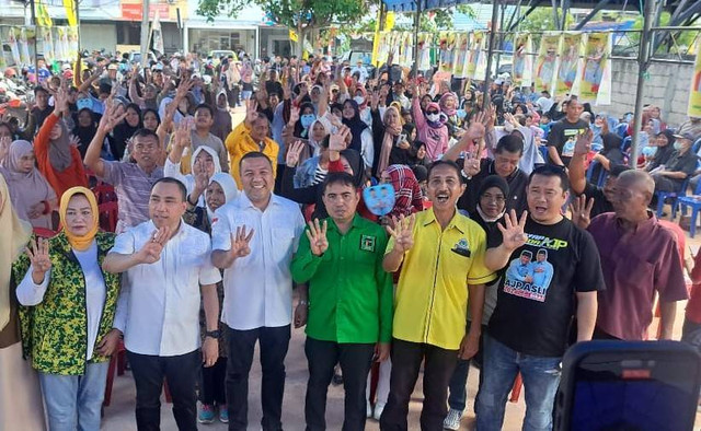 AJP-ASLI saat melakukan kampanye di Kecamatan Mandonga. Foto: Dok Istimewa.